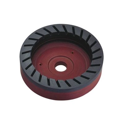 D150mm bên trong răng nhựa bánh xe Bowl hình dạng liên tục kim cương trượt bánh xe cho kính Bevel cạnh máy