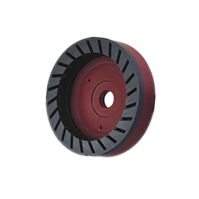 D150mm bên trong răng nhựa bánh xe Bowl hình dạng liên tục kim cương trượt bánh xe cho kính Bevel cạnh máy