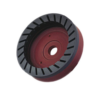 D150mm bên trong răng nhựa bánh xe Bowl hình dạng liên tục kim cương trượt bánh xe cho kính Bevel cạnh máy