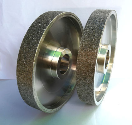 Bánh mài mạ điện bằng thép M2 phẳng Hình dạng khác nhau Bạc