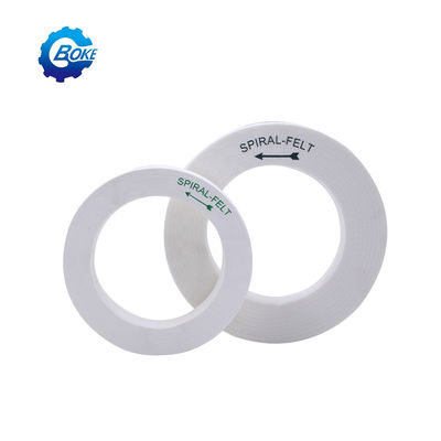 Vòng xoắn ốc felt bánh xe trên Beveling máy để đánh bóng kính