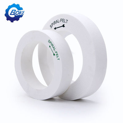 Vòng xoắn ốc felt bánh xe trên Beveling máy để đánh bóng kính