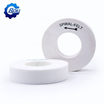 Vòng xoắn ốc felt bánh xe trên Beveling máy để đánh bóng kính