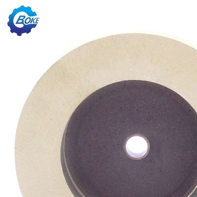Hoạt động tuyệt vời hình dạng cốc Đá đánh bóng bánh xe cho kính Máy nghiền hai cạnh
