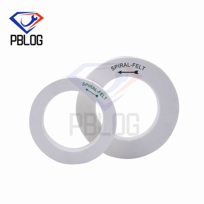 Công cụ chế biến cạnh thủy tinh Spiral felt Sanding Disc Chiếc bánh bóng kích thước tiêu chuẩn