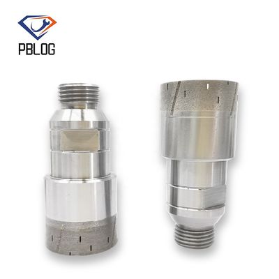 Máy mở lỗ khoan tích hợp tay áo kim cương trộn trục