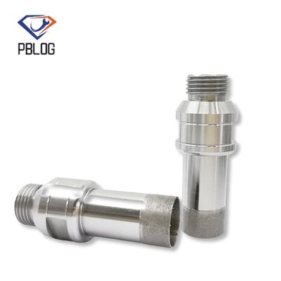 Đồ bán buôn bán nóng Threaded Spiral Glass Diamond Center Hole Opener