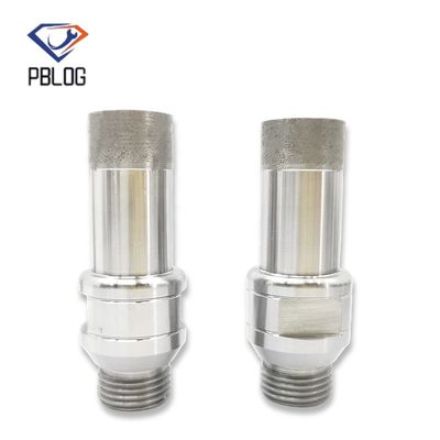 Sản xuất bán nóng thủy tinh ngọc bích kim cương nguyên liệu thô khoan bit lỗ xem