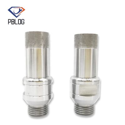 Sản xuất bán nóng thủy tinh ngọc bích kim cương nguyên liệu thô khoan bit lỗ xem