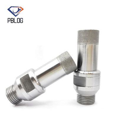 Sản xuất bán nóng thủy tinh ngọc bích kim cương nguyên liệu thô khoan bit lỗ xem