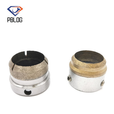 PBLOG thủy tinh khoan bit rỗng châm bộ kim cương khoan châm nắp kính công cụ phần cứng