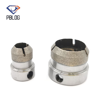 PBLOG thủy tinh khoan bit rỗng châm bộ kim cương khoan châm nắp kính công cụ phần cứng