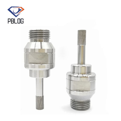 Tùy chỉnh kính lỗ xem Threaded Solid Sintered kim cương khoan Bits