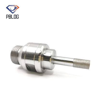Tùy chỉnh kính lỗ xem Threaded Solid Sintered kim cương khoan Bits
