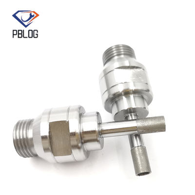 Tùy chỉnh kính lỗ xem Threaded Solid Sintered kim cương khoan Bits
