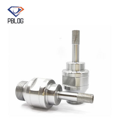 Tùy chỉnh kính lỗ xem Threaded Solid Sintered kim cương khoan Bits