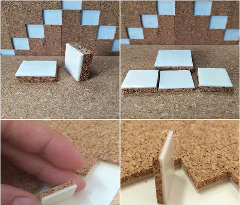 Glass divider Protector Cork Blocks For Glass Protection Cork Mat Pads (Thiệm nệm cork)