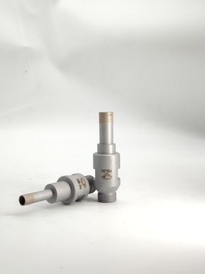 Shank Coring Glass Drill Bits Quá trình phun cát / thiêu kết Kết cấu mờ
