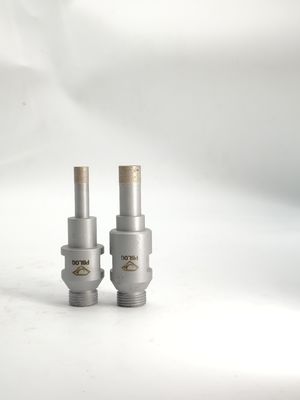Shank Coring Glass Drill Bits Quá trình phun cát / thiêu kết Kết cấu mờ