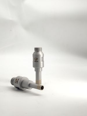 Shank Coring Glass Drill Bits Quá trình phun cát / thiêu kết Kết cấu mờ