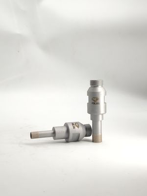 Shank Coring Glass Drill Bits Quá trình phun cát / thiêu kết Kết cấu mờ