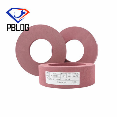 Bánh xe đánh bóng cạnh kính màu hồng 150mm Quá trình hoàn thiện mờ
