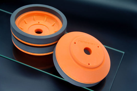 Bánh mài kim cương nhựa màu cam Tốc độ bát thủy tinh 2800RPM