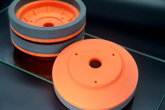 OEM Slate Orange Nhựa mài Bánh xe kim cương Hình dạng bát