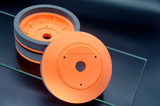OEM Slate Orange Nhựa mài Bánh xe kim cương Hình dạng bát