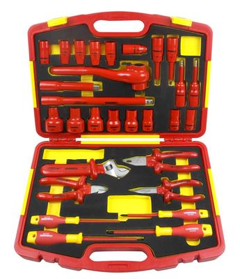 Bộ dụng cụ thợ điện 29 CÁI Bộ dụng cụ cầm tay điện cách điện 1000V VDE