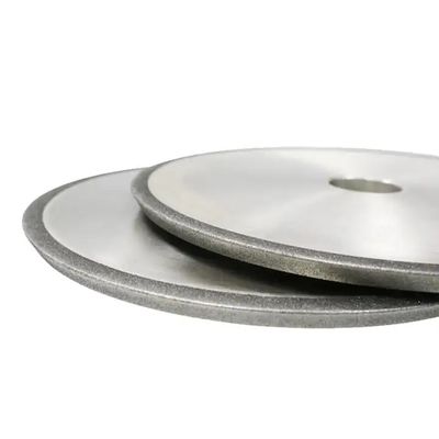 Bánh mài mạ điện bằng thép M2 phẳng Hình dạng khác nhau Bạc