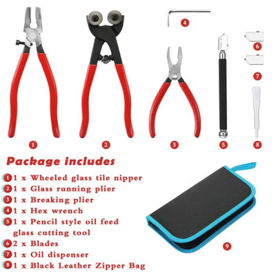 OEM Electrician Tool Set Cutter Bộ dụng cụ cắt kính khảm 8 miếng