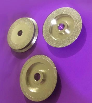 Rough Cubic Boron Nitride CBN Đá mài Vát mép Mạ điện