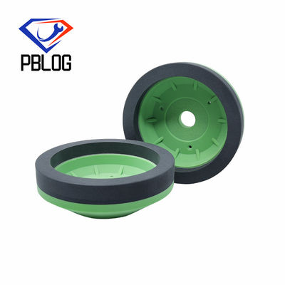 Bánh xe đánh bóng nhựa liên tục hình bát Boke 150mm với áo khoác chống nước cho máy vát