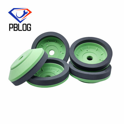 Bánh xe đánh bóng nhựa liên tục hình bát Boke 150mm với áo khoác chống nước cho máy vát