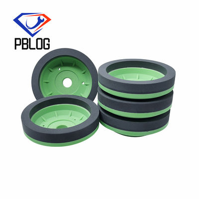 Bánh xe đánh bóng nhựa liên tục hình bát Boke 150mm với áo khoác chống nước cho máy vát