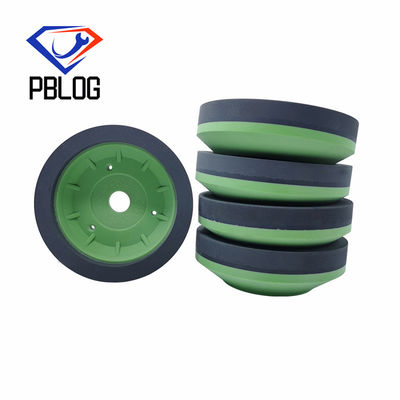 Bánh xe đánh bóng nhựa liên tục hình bát Boke 150mm với áo khoác chống nước cho máy vát