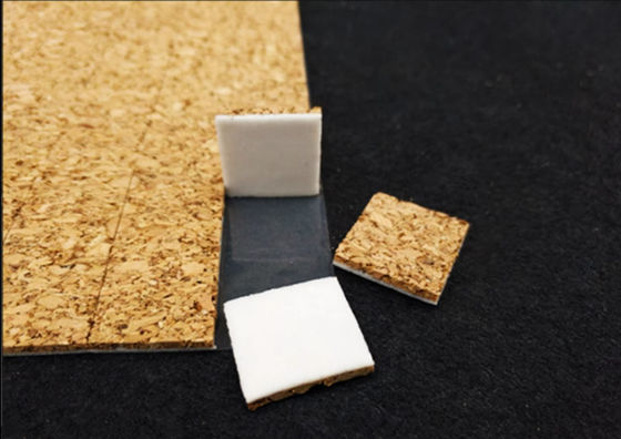 Quảng trường Self Stick Cork Pads Self Adhesive bền với kết thúc mịn