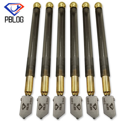 Công cụ cắt thủy tinh 2mm với tay cầm chứa dầu và tay cầm thép đen 145mm