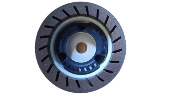 Đen xanh nhựa cốc bánh nghiền độ sáng cao 150mm bảo vệ kính mỏng