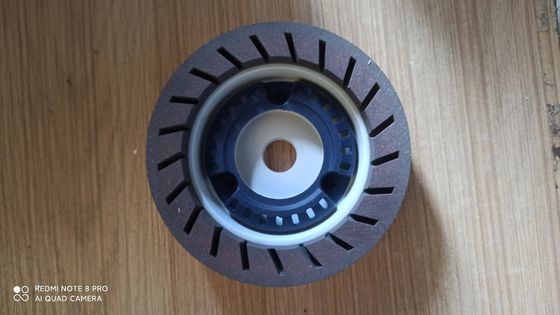 150mm ốp nhựa độ sắc nét cao cho máy nghiền 240 Grit White Brown Cup Wheel