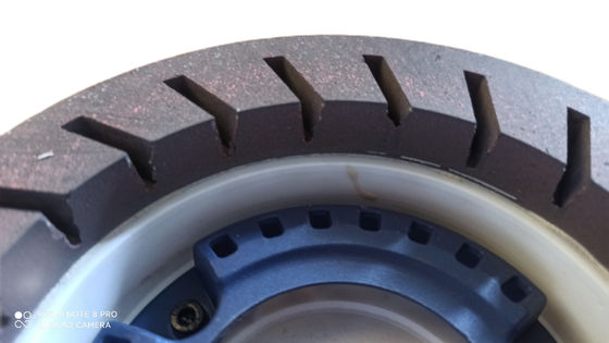 White Brown Hardness Grinding Wheel ốp cuộn nhựa cho máy nghiền hai cạnh