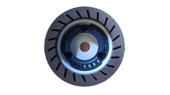 120# - 240# Màu trắng nâu Khó khăn cao bền nhựa bánh xe 12mm lỗ bên trong thấp hơn 2800RPM