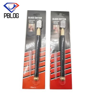 Dễ xử lý Glass Cutting Tool với Metal Black Handle Grip và dầu
