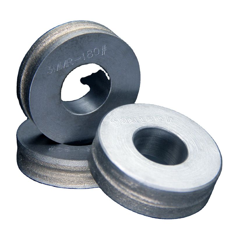 BOKE kích thước mini cạnh bút chì cạnh tròn kính đá cạnh kim cương trượt bánh xe máy CNC