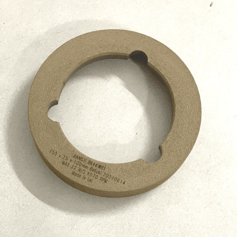 BK46 BK60 bánh bóng mài hồ sơ dụng cụ chế biến thủy tinh 150x25x100mm cho máy cắt cạnh máy mài