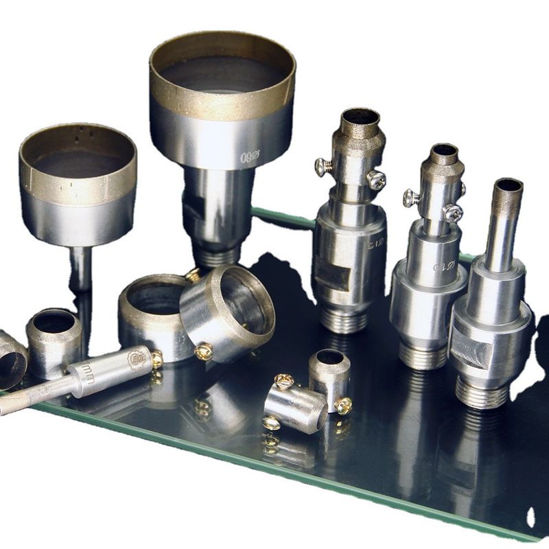 giá nhà máy chất lượng cao kim cương khoan bit cho thủy tinh chế biến thủy tinh khoan