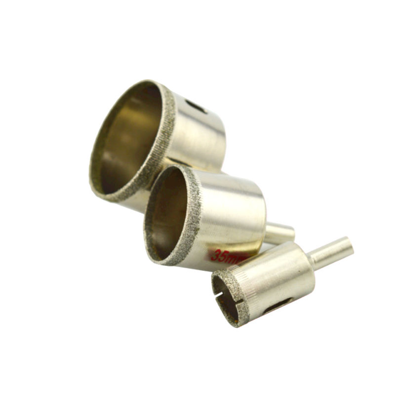 Điện đúc kim cương khoan khoan khoan khoan cho thủy tinh gạch gạch