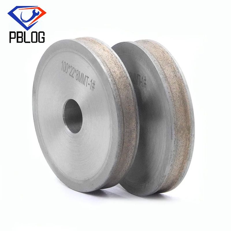 PBLOG Đĩa nghiền kim cương 240 Grit Round Edge Arbor Hole 12/22/30mm Tốc độ tối đa 4500rpm