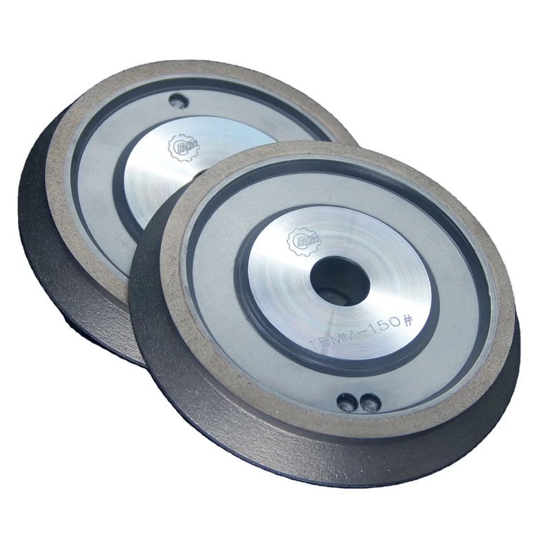 Sức bền Pblog 240# Gray Diamond Grinding Wheel Bề tròn 12/22/30mm Arbor Hole